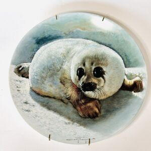 Baby Seal Pup Collectors Plate Orphan Castaways Ozz Franka Decorative Hackett
